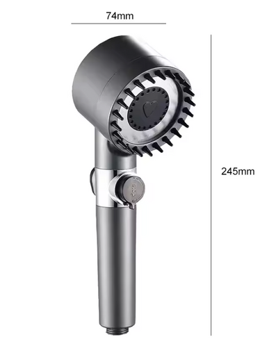 FILDUO Filtered Shower Head — 4 Spray Modes, High Pressure